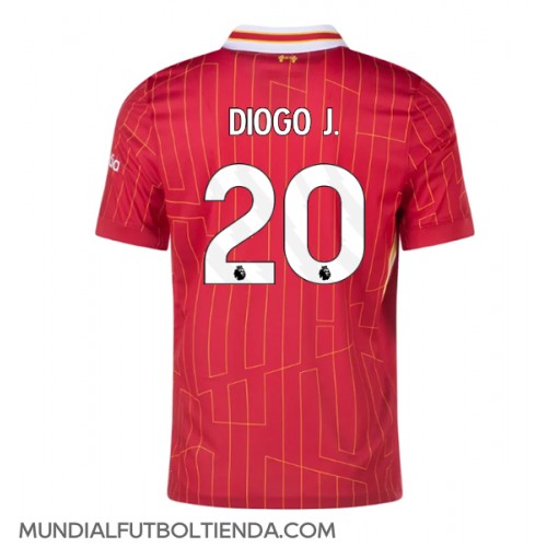 Camiseta Liverpool Diogo Jota #20 Primera Equipación Replica 2024-25 mangas cortas